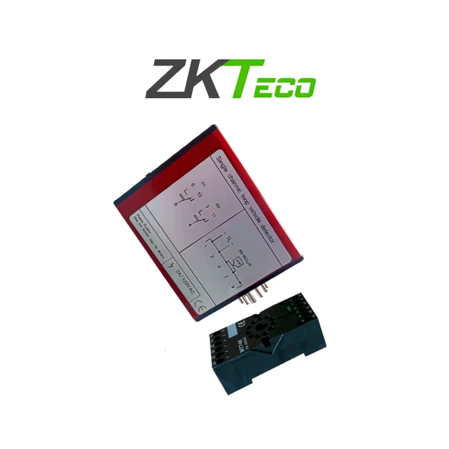 ZKTECO PSA02-B- Sensor de Masa para Control de Acceso Vehicular  / 110 VAC / 3A  / Un Canal / Nivel de Sensibilidad Ajustable  / Para Tráfico Pesado / Compatible con Barreras Wejoin / ZKTeco y Otras Marcas