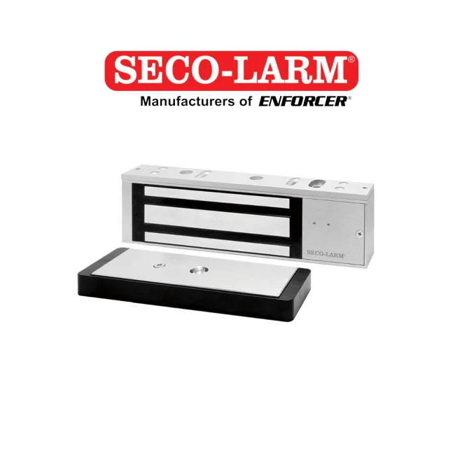 SECO-LARM E-941SA-1K2DPSQ cerradura electromagnética 544 kg Negro, Plata