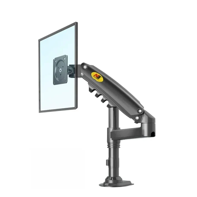 TCE H100 - Soporte de Escritorio para Pantallas de 22 a 35" , Carga Máxima 9 Kg , VESA 75x75mm / 100x100mm , Ajuste Inclinación y Rotación