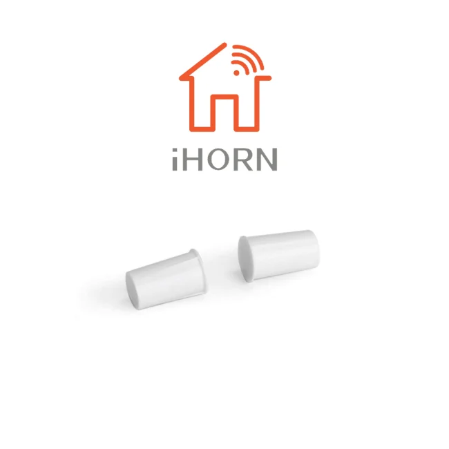 HORN HO03C- Contacto Magnético Alámbrico de Empotrar / Compatible Con DSC / RISCO / IHORN / Salida N.C.