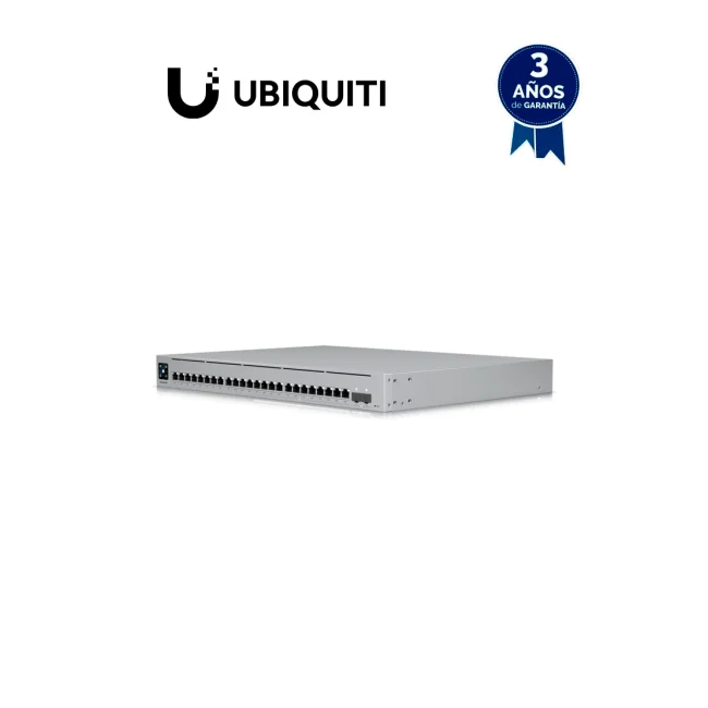 Ubiquiti USW-ENTERPRISE-24-POE dispositivo de redes Gestionado L3 Gigabit Ethernet (10/100/1000) Energía sobre Ethernet (PoE) Plata image 2