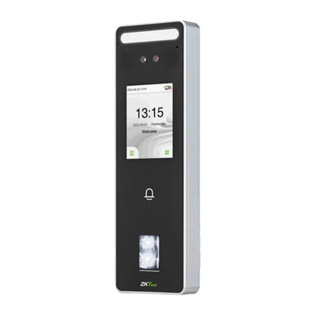 ZKTECO SpeedFaceV3L - Control de Acceso y Asistencia Visible Light con Autenticación Facial (500 Rostros), Huella Digital BioID+ (3000), Registro de 200,000 Eventos, IP65 y Conectividad TCP/IP image 2