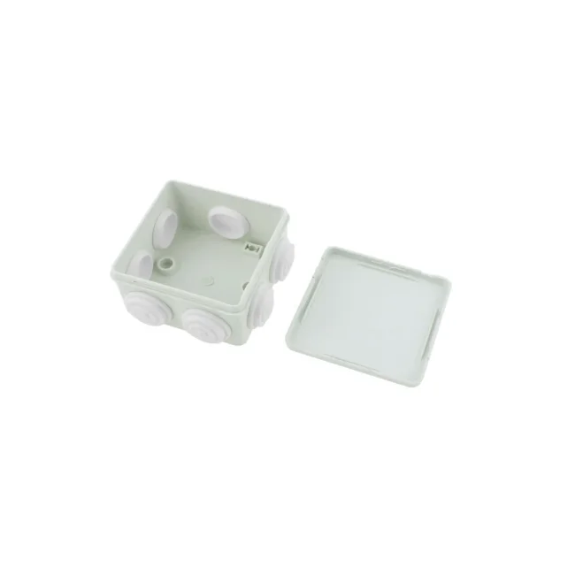 SAXXON PB085 - Caja de conexiones con 7 entradas / PVC libre de halógenos / Compatible con cámaras Bullet / Domo / Dimensiones 85 x 85 x 50 mm (Ancho x Alto x Fondo) / IP55 image 3