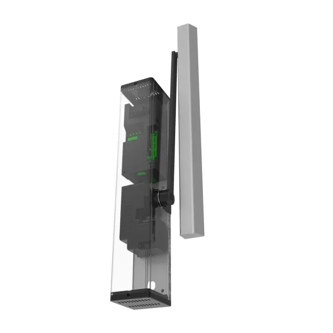 ZKTECO ZK-SHD190-T2 – Automatizador Superior para Puerta Abatible hasta 135 kg, Apertura Inteligente, Velocidad Ajustable y 1 Millón de Ciclos image 2