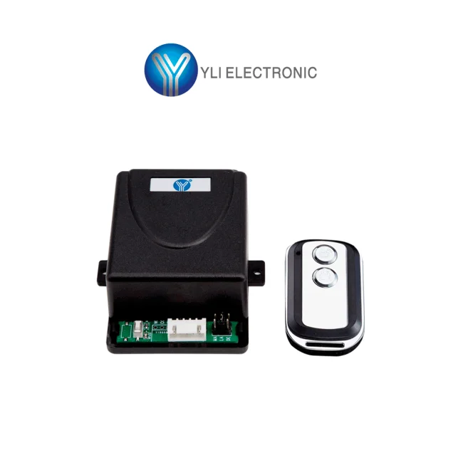 YLI WBK400112 - Modulo con relay normalmente abierto y cerrado con control remoto para apertura de puerta soporta hasta 30 controles / Alimentación a 12VDC