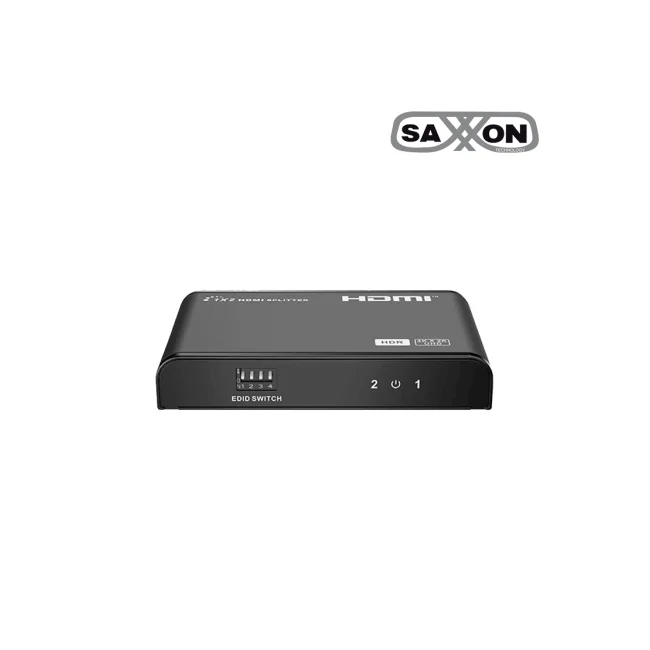 SAXXON LKV312HDR-V2.0 - Divisor de Video HDMI 4K de 1 Entrada y 2 salidas/ Soporta Resolución 4Kx2K @30Hz/ 1080P Full HD/ Distancia de 10 Metros en Entrada y Salidas/ Switch EDID para Autoajuste de Resolución/ image 2