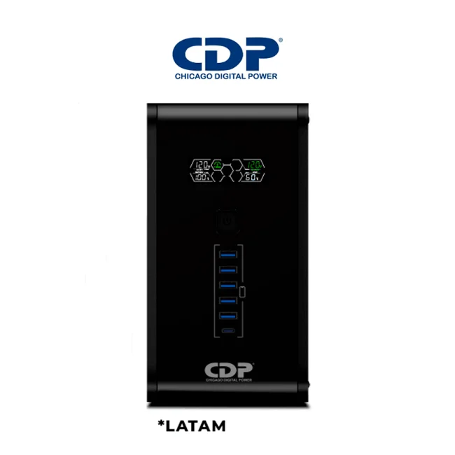 CDP R-SMART1010 sistema de alimentación ininterrumpida (UPS) En espera (Fuera de línea) 1 kVA 500 W 5 salidas AC