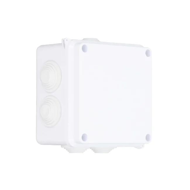 SAXXON PB100 - Caja de conexiones con 7 entradas / PVC libre de halógenos / Compatible con cámaras Bullet / Domo / Dimensiones 100 x 100 x 70 mm (Ancho x Alto x Fondo) / IP55 image 4