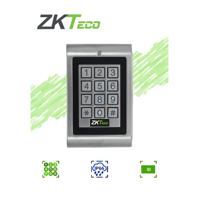 ZKTECO MKHID - Teclado Independiente para Control de Acceso / Interior o Exterior / 1000 Contraseñas o Tarjetas ID (125Khz)