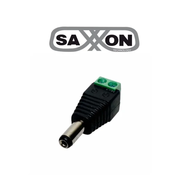 SAXXON PSUBR12B - Bolsa de 10 conectores macho / Para fuente de poder / Bloque para atornillar positivo y negativo