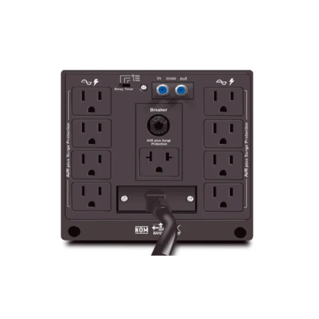 CDP R-AVR5008 - Regulador / Especial para motores y CCTV / 5000VA / 2500W / 8 Terminales de salida / 1 Terminal de salida NEMA5-20R / Retardante a incendio image 5