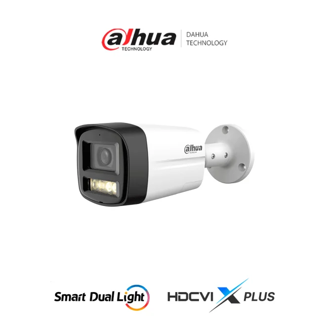 DAHUA HAC-HFW1200TLM-IL-T- Cámara Bullet de 2 MP/ HDCVI X PLUS/ Lente de 2.8 mm Apertura de Hasta 111°/ Audio Bidireccional/ Iluminador Dual Inteligente Hasta 40m/ Metal + Plastico/ image 2