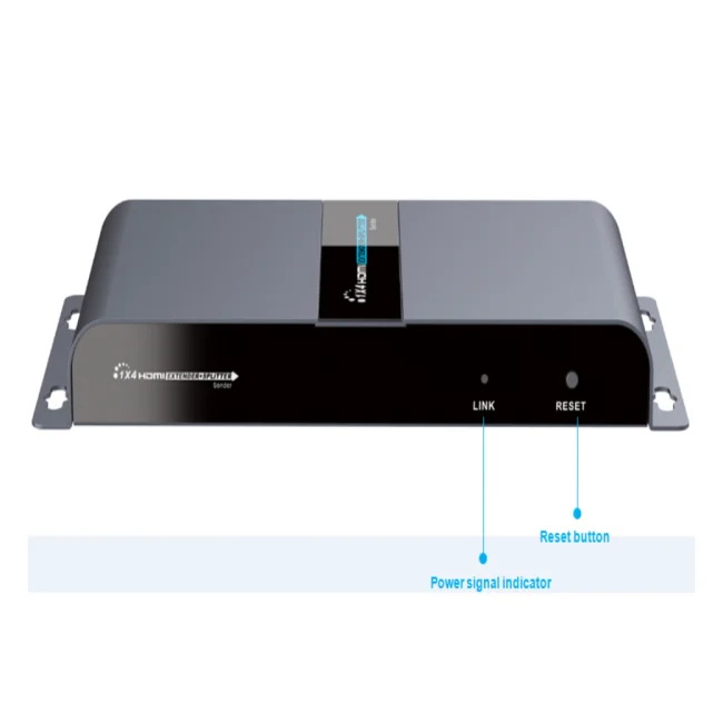 SAXXON LKV714PRO- Kit Extensor HDMI de 4 Puertos/ Resolución 1080p/ Hasta 40 metros/ Cat 6/ 6A/ 7/ Loop HDMI/ Transmisor IR/ Plug and play image 2