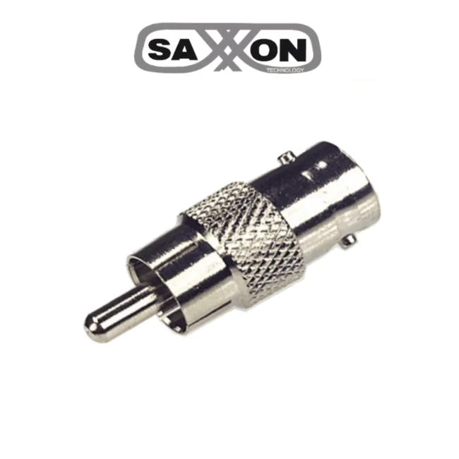 SAXXON PSUBR02 - Bolsa de 10 Conectores BNC Hembra a RCA Macho/