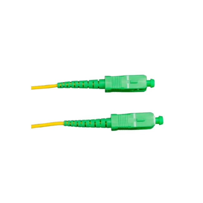 TCE - LMN-FO-SCA-SCA-03 - Jumper SC-SC Monomodo / APC / Simplex 2 mm / 3 metros / Amarillo image 2