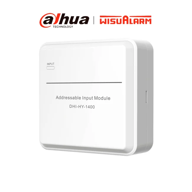 DAHUA WISUALARM HY-1400 - Modulo de Entrada Direccionable/ 2 hilos/ Cumple con Estandar: EN54-18/ Microprocesador Integrado/ Rendimiento Estable/ 24 VDC/