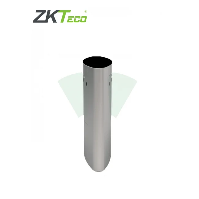 ZKTECO FBL5222 - Barrera Peatonal Central / Acero SUS304 y Cristal Templado / Aleta de Acrílico / Carril 60 cm / Exterior Protegido / 30 a 40 Personas X Min / 2 Millones de Ciclos / Incluye Panel INBIO260 PULL y  FR1200 ID