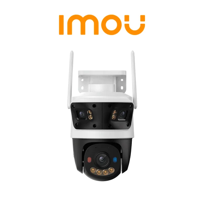 IMOU Cruiser Triple 11MP (IPC-S7UN-11M0WED ) - Camara IP PT Triple Wifi Smart Color 11MP con 2 lentes Fijos de 3 Megapixeles + Lente PT 5 Megapixeles / Dual SD 512GB c/u / Disuasión Activa / Audio Bidireccional