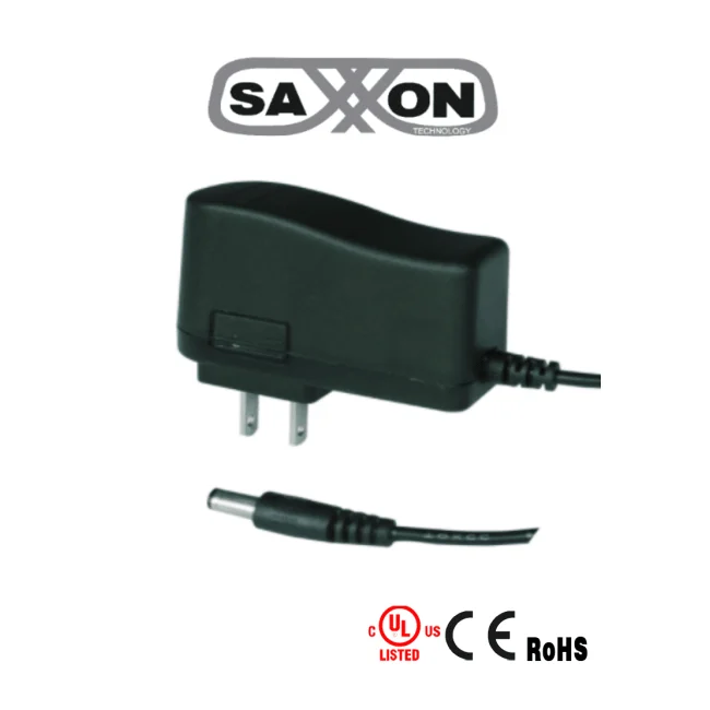 SAXXON PSU0502E - Fuente de Poder Regulada de 5 Vcc 2 Amperes/ Para Usos Multiples/ Acceso, Asistencia, CCTV, Etc./