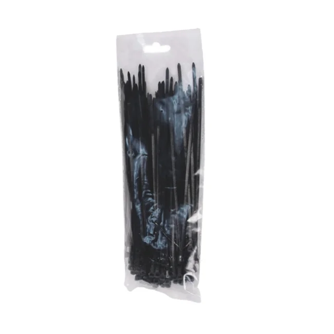 SAXXON CN36X150BK - Cincho sujetacable/ 3.6  mm X 150  mm/ Negro/ Bolsa con 100 piezas / Nylon image 4