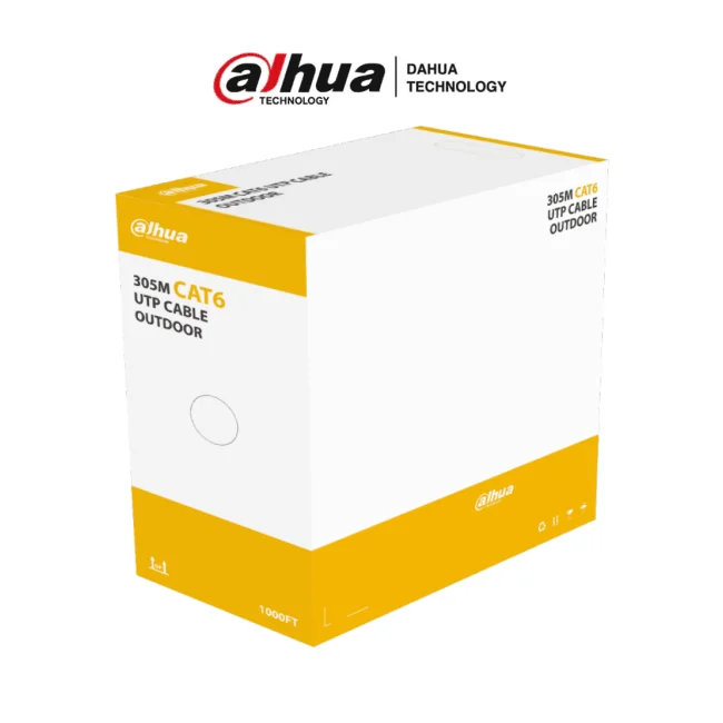 Dahua Technology DH-PFM920-6U cable de red Negro 305 m Cat6 U/UTP (UTP)