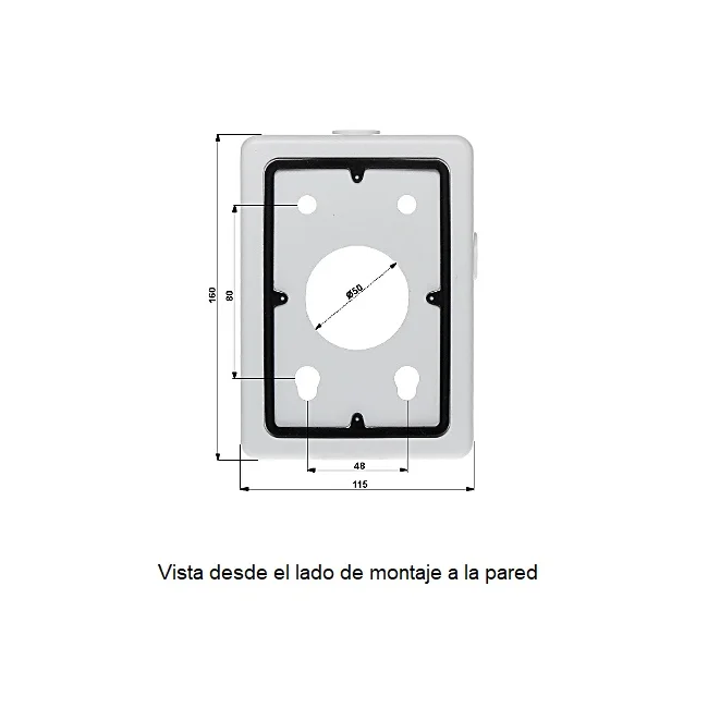 Dahua Technology DH-PFA120 accesorio para cámara de seguridad Caja de conexiones image 6