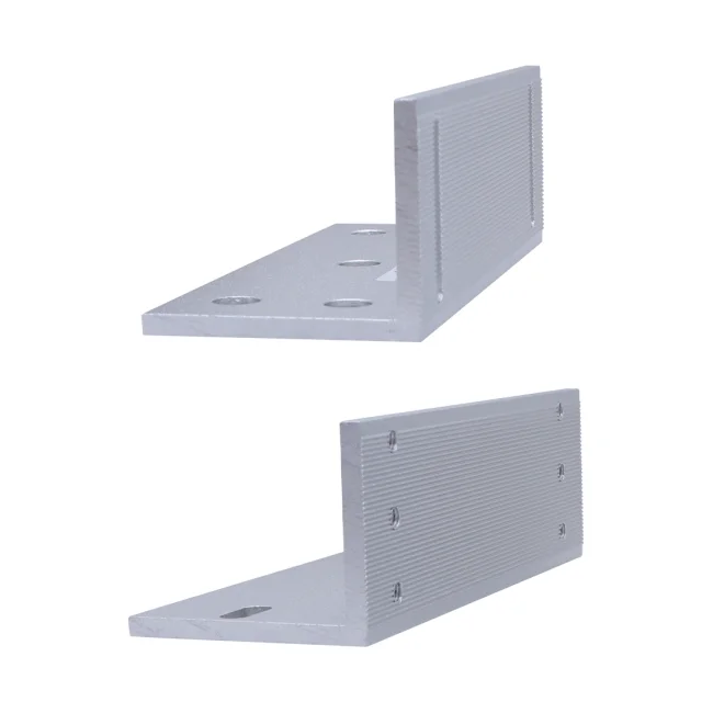 ZKTECO LMB120ZL - Soporte de Montaje para Diversos Tipos de Puertas, Tipo ZL, Aluminio Anodizado, Compatible con Cerradura Magnética LM120 image 4