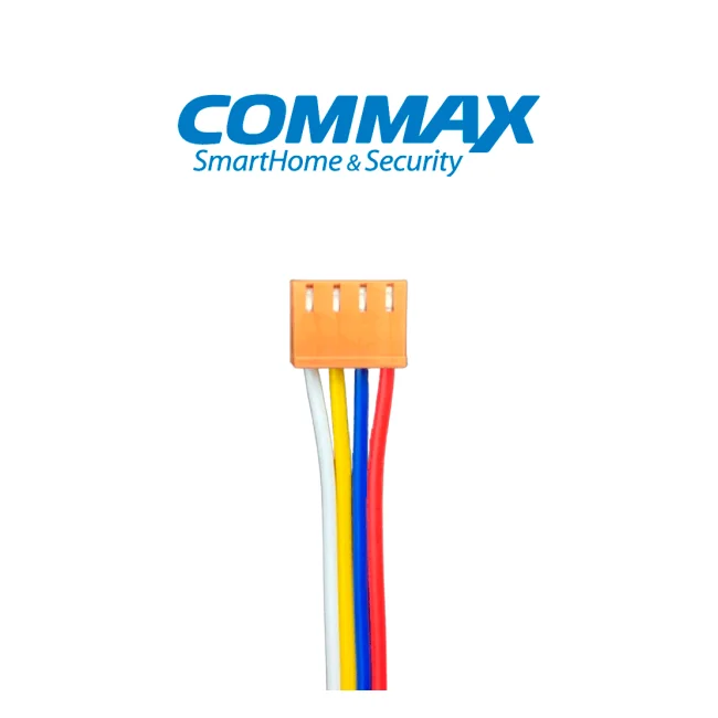 COMMAX - 4PINCONNECTOR Cable Conector 4 Pines para Sistema llamado  de Enfermería y Video Porteros Commax