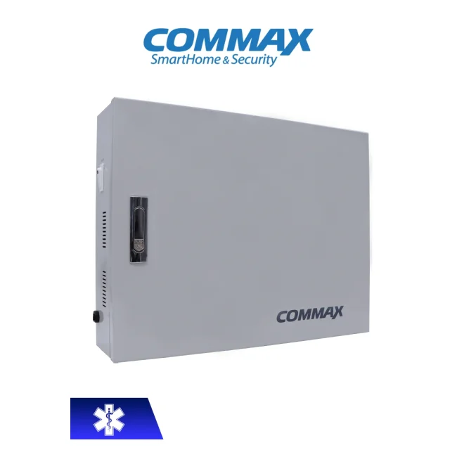 COMMAX JNSPSM - Unidad Central para Sistema de Llamado de Enfermería con Salida de Voltaje 24VDC y Soporte para 32 Subestaciones JNS-4CS y un JNS-70MN