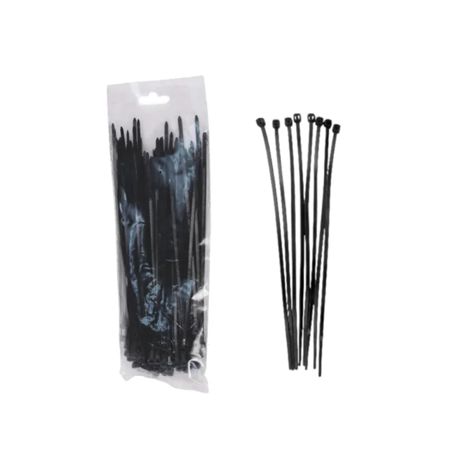 SAXXON CN36X150BK - Cincho sujetacable/ 3.6  mm X 150  mm/ Negro/ Bolsa con 100 piezas / Nylon