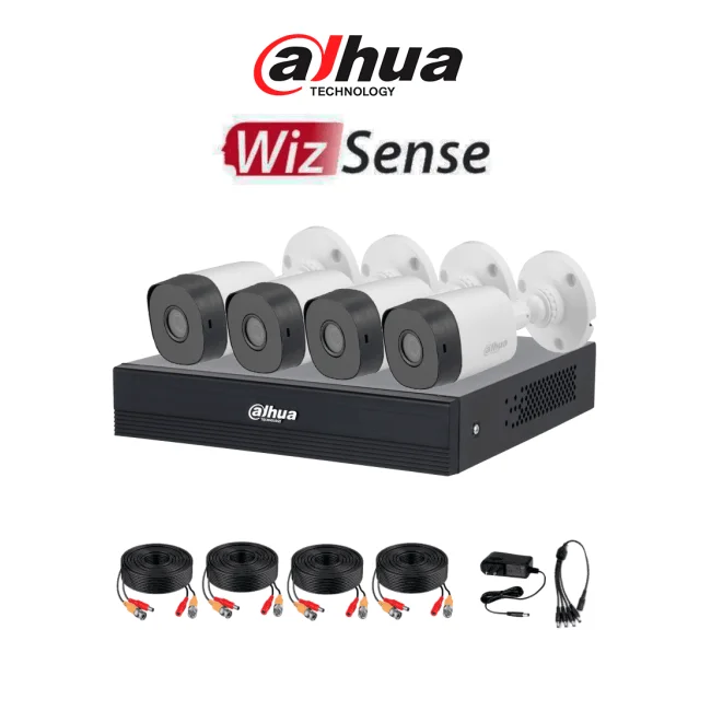 DAHUA DHI-KIT/XVR1B04-I/T/4-B1A11N-0280B - Kit de 4 canales HD/ Cámaras B1A11 de 1 MP/ Lente de 2.8mm/ Soporta 4 Canales más 1 IP o Hasta 5 Canales IP/ SMD Plus / Compresión H.265/ Cámaras de Policarbonato/ image 2