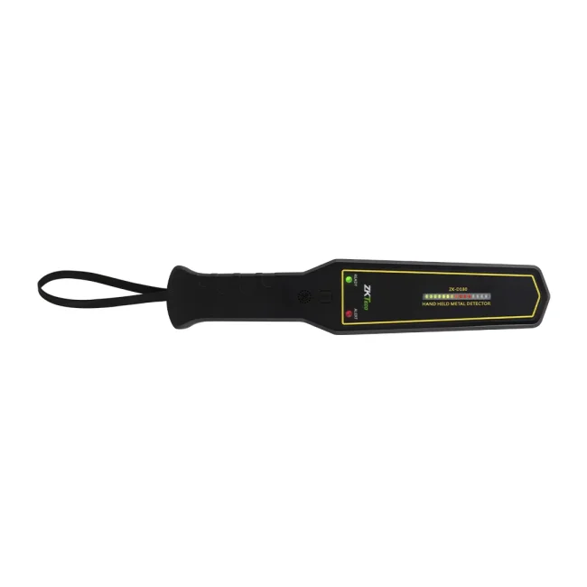 ZKTECO D180 - Detector de metales portátil con alta sensibilidad, indicador visual, alarmas sonora y vibración. Su batería recargable de 9VDC proporciona hasta 40 horas de uso continuo, ideal para aplicaciones de seguridad eficientes y prolongadas. image 6