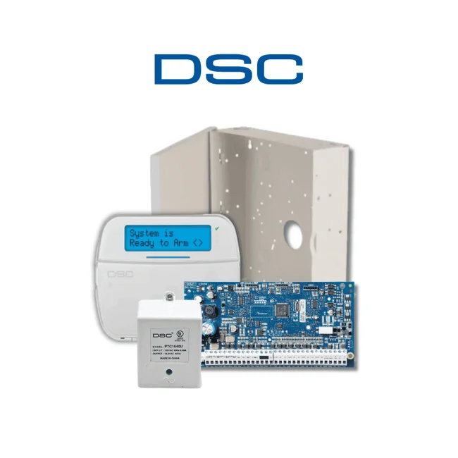 DSC NEO RF ALFA - Kit Neo 32 Zonas Inalámbricas  Panel HS2032/ / Teclado Alfanumerico HS2LCDRF9N/  Fuente PTC1640U / Gabinete GMX003