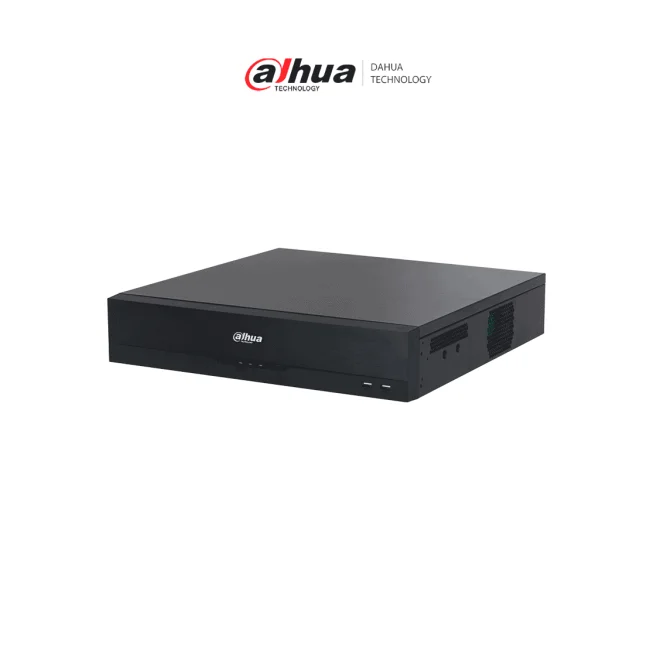 DAHUA DHI-NVR5832-16P-EI2  -NVR de 32 canales IP 8K con 16 puertos PoE y 8 puertos ePoE/ Tecnología Acupick/ detección y reconocimiento facial/ ANPR/ SMD/ Conteo de Personas/ IA por cámara/ 8HDD/ RAID 0/1/5/6/10/ 448 Mbps/8K HDMI output/