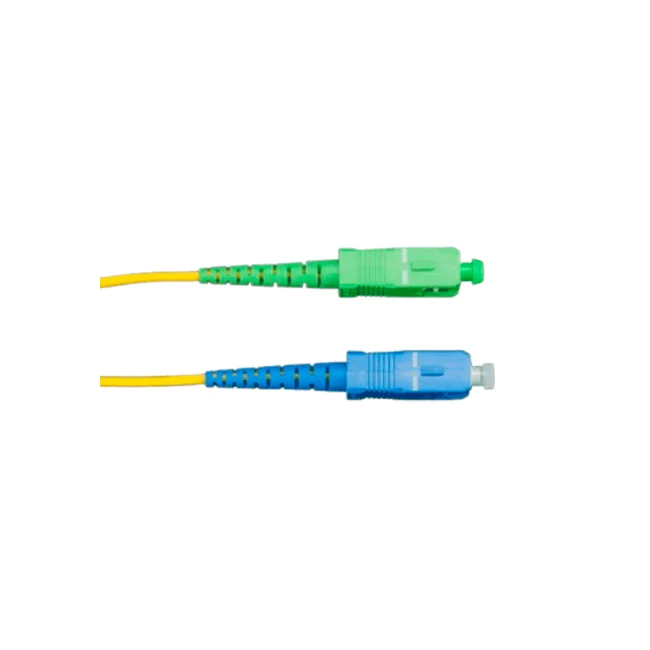 TCE  - LMN-FO-SCU-SCA-01 - Jumper SC UPC-SC APC Monomodo / Simplex 2 mm / 1 metro / Amarillo image 2