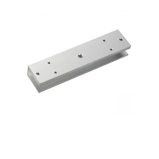 YLI MBK280UL - Soporte de Fijación tipo U para Puerta de Vidrio sin Marco / Compatible con Cerradura Magnética YM280NLED