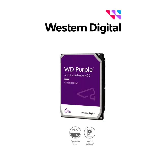 Western Digital WD64PURZ disco duro interno 6 TB 5400 RPM 256 MB 3.5" Serial ATA III image 4