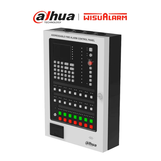 DAHUA WISUALARM HY-1022 - Panel de Detetección de Incendio Direccionable/ 254 Dispositivos 2 Hilos sin Polaridad/ Pantalla de 4.3"/ Largo Historial de Eventos/ Protección contra cortocircuito, circuito abierto y sobrecorriente