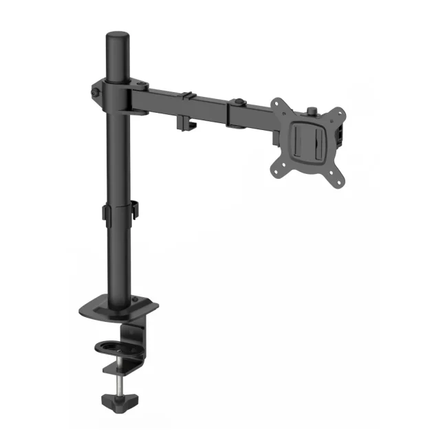TCE LMG12NB - Soporte de Escritorio para 1 Monitor de 14 a 32 " , Carga Máxima 9Kg , VESA 75x75mm / 100x100mm / Ajuste Inclinación y Rotación