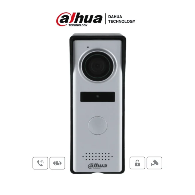 DAHUA VTO1000J - Frente de calle Analógico, Cámara 1.3 MP con DWDR, IP66, Compatible con Monitores Híbridos  y Analógicos Dahua