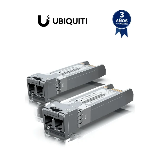 Ubiquiti UACC-OM-MM-10G-D-2 módulo de red del transceptor Fibra óptica 10000 Mbit/s 850 nm