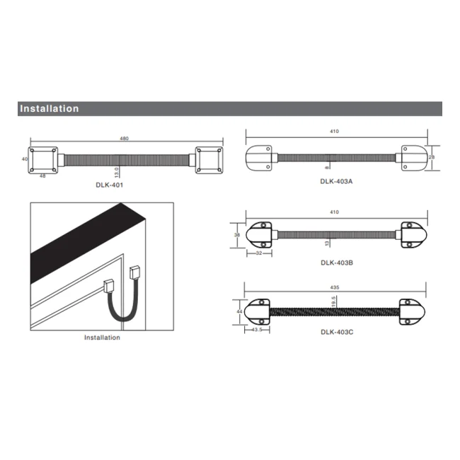 YLI DLK401 - Pasacable para Puertas / Protección de cableado en instalaciones de Cerraduras Magnéticas, Eléctricas y Control de Acceso en General image 5