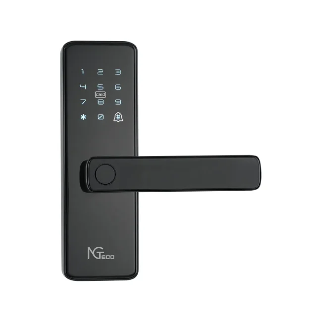 NGTECO SL01A730N Cerradura Inteligente Biométrica con WiFi / 300 usuarios / APP Móvil / Estilo americano / derecha o izquierda / Aperturas remotas image 3