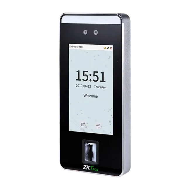 ZKTECO SpeedFaceV5LWIFI - Control de Acceso y Asistencia Visible Light con Autenticación Facial (6000 Rostros), Huella Digital BioID+ (6000), Tarjeta ID 125 KHz, Soporta 200,000 Eventos y Conectividad TCP/IP o WiFi image 4