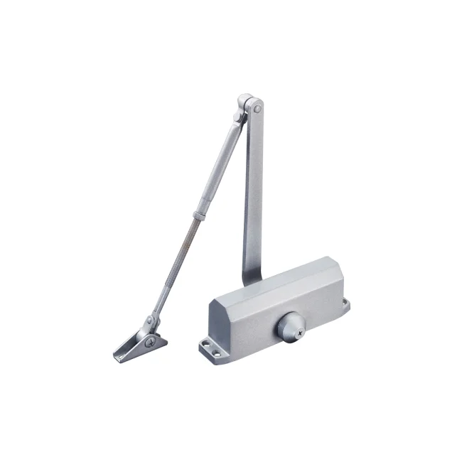 YLI YC812 - Brazo cierra puerta automático / Para puertas de 65 kg / Compatible con puertas de madera, vidrio, metal / Velocidad ajustable de cierre / Instalación izquierda o derecha image 3