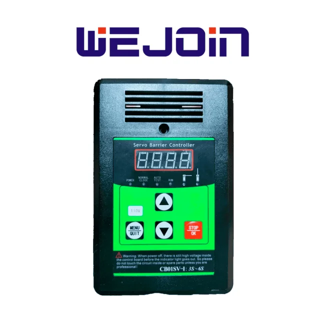 WEJOIN WJBCP05 - Panel de Control para Barrera Vehicular con Servo Motor de 3 a 6 Segundos