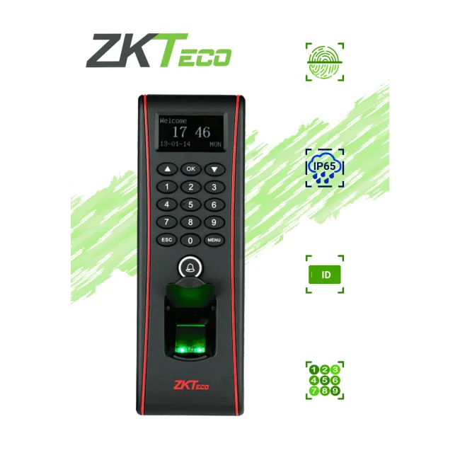 ZKTeco TF1700 lector de control de acceso Lector de control de acceso básico Negro