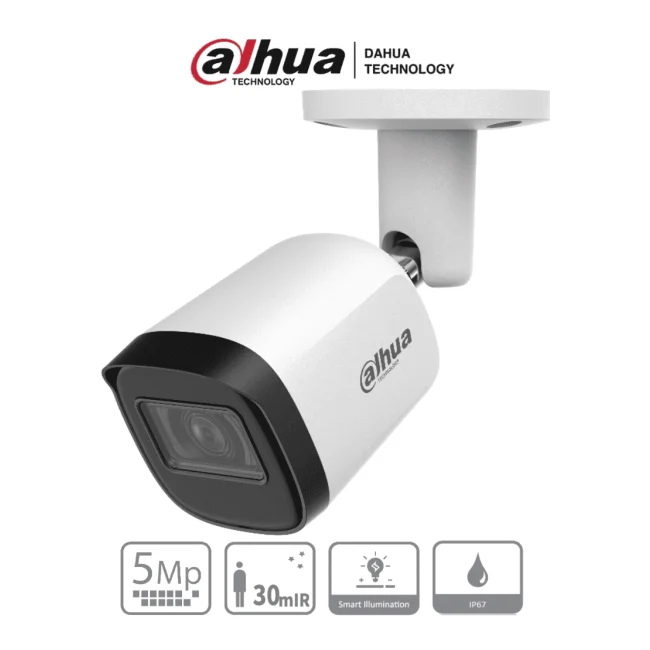 Dahua Technology DH-HAC-B2A51N-U-0280B-S2 cámara de vigilancia Bala (forma) Cámara de seguridad CCTV Exterior 2880 x 1620 Pixeles Techo/pared/Tubo image 2