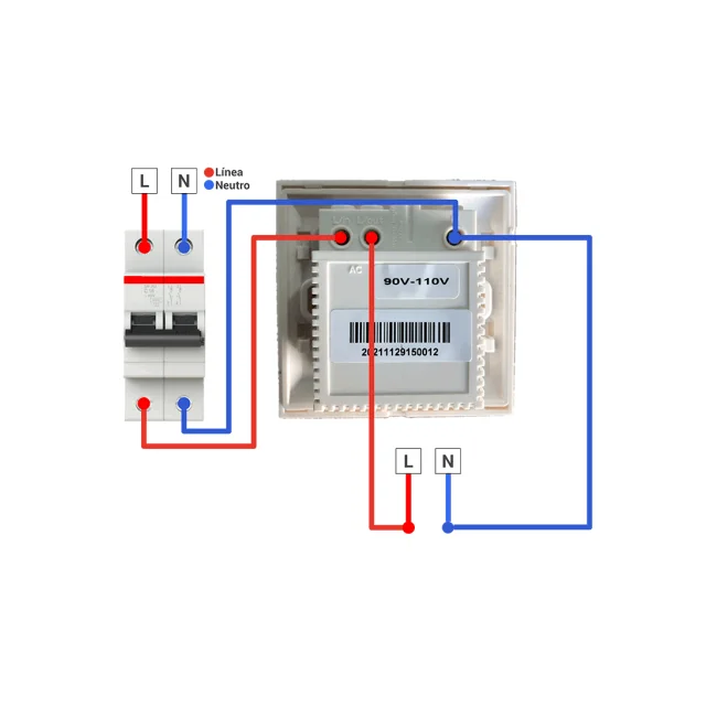 ZKTECO PSM - Modulo de Ahorro de Energía LED / Control de Energía para Habitaciones de Hotel image 7