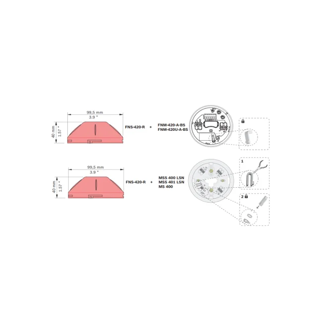 BOSCH F_FNS420R - LSN Luz estroboscopica roja image 2